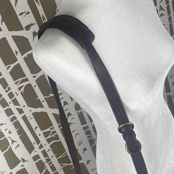 Italian Leather Hair On Hide Cow Print Satchel Chocolate Brown - Picture 12 of 13